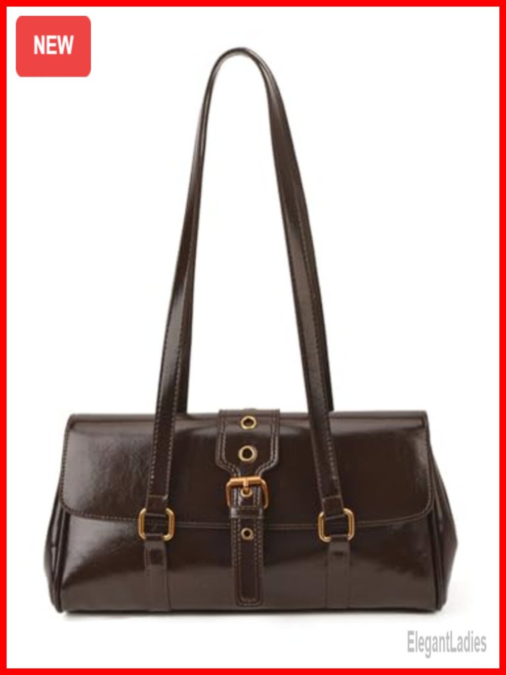 Vegan Leather Shoulder Bag Top Handle Purse Y2K Underarm